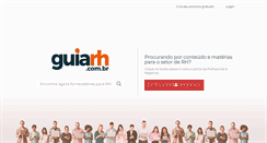 Desktop Screenshot of guiarh.com.br