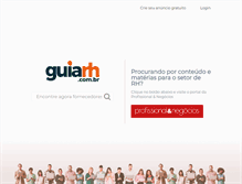 Tablet Screenshot of guiarh.com.br